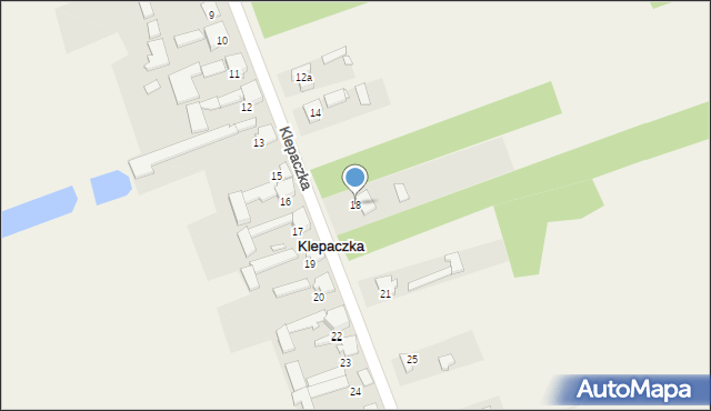 Klepaczka, Klepaczka, 18, mapa Klepaczka