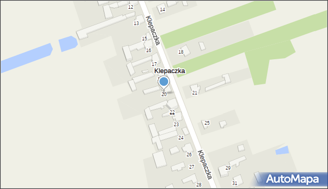 Klepaczka, Klepaczka, 20, mapa Klepaczka