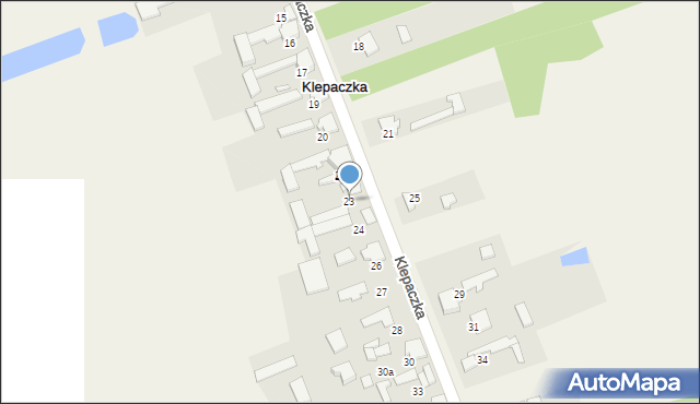 Klepaczka, Klepaczka, 23, mapa Klepaczka