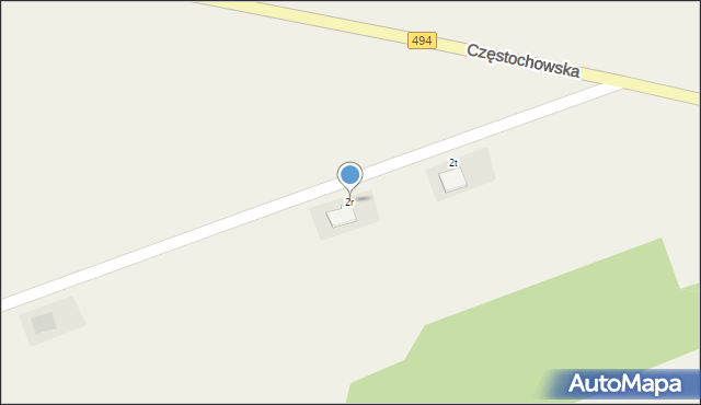 Klepaczka, Klepaczka, 2r, mapa Klepaczka