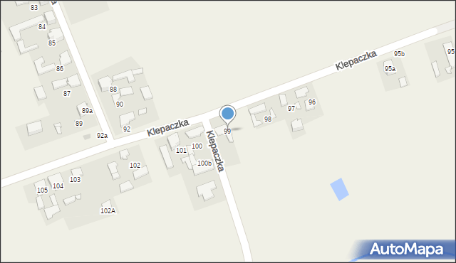 Klepaczka, Klepaczka, 99, mapa Klepaczka