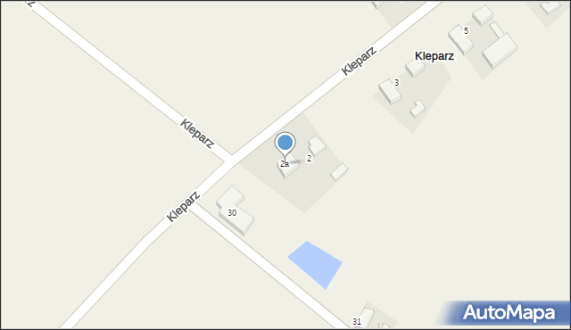 Kleparz, Kleparz, 2a, mapa Kleparz