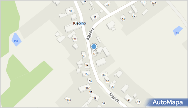 Klępino, Klępino, 27, mapa Klępino