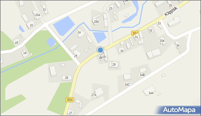 Klępsk, Klępsk, 28, mapa Klępsk