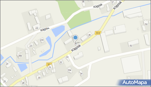 Klępsk, Klępsk, 35, mapa Klępsk