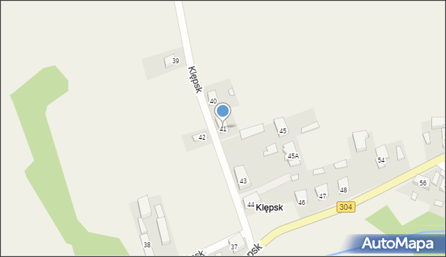 Klępsk, Klępsk, 41, mapa Klępsk