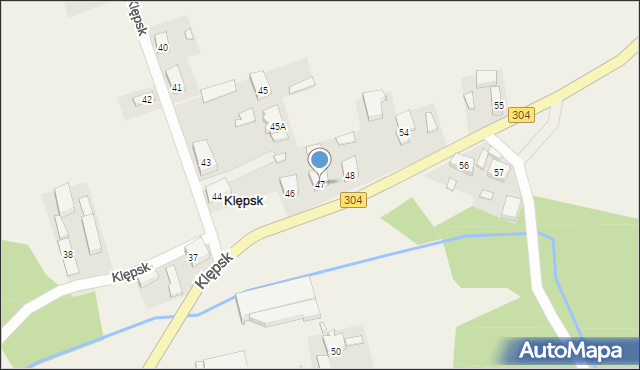 Klępsk, Klępsk, 47, mapa Klępsk