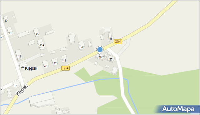 Klępsk, Klępsk, 56, mapa Klępsk