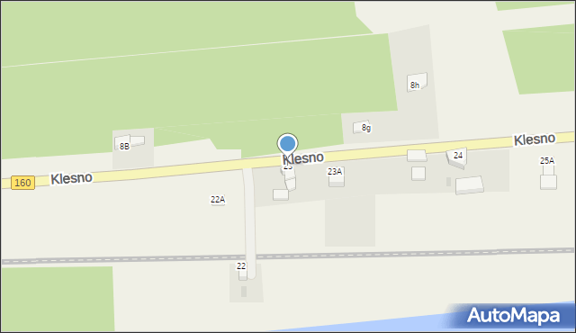 Klesno, Klesno, 23, mapa Klesno