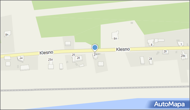 Klesno, Klesno, 27, mapa Klesno