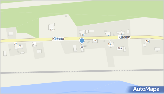 Klesno, Klesno, 28, mapa Klesno