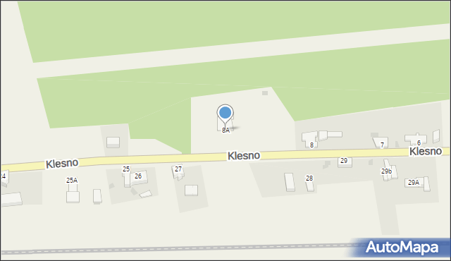 Klesno, Klesno, 8A, mapa Klesno