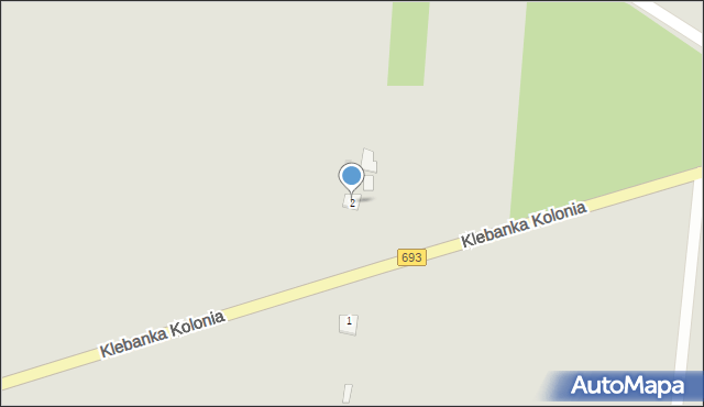 Kleszczele, Klebanka Kolonia, 2, mapa Kleszczele