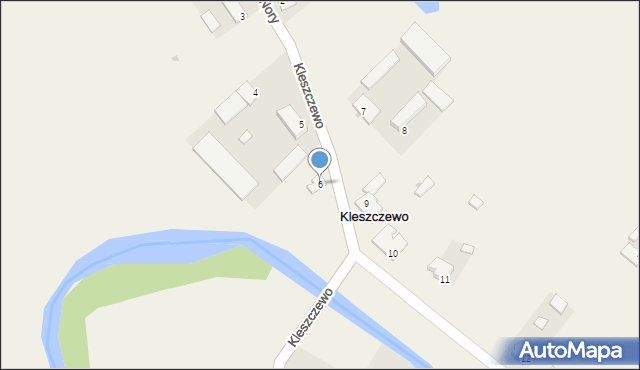 Kleszczewo, Kleszczewo, 6, mapa Kleszczewo