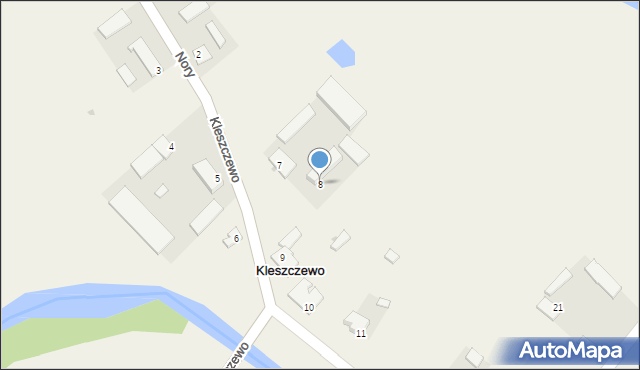 Kleszczewo, Kleszczewo, 8, mapa Kleszczewo