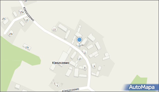 Kleszczewo, Kleszczewo, 12, mapa Kleszczewo