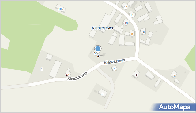 Kleszczewo, Kleszczewo, 4, mapa Kleszczewo