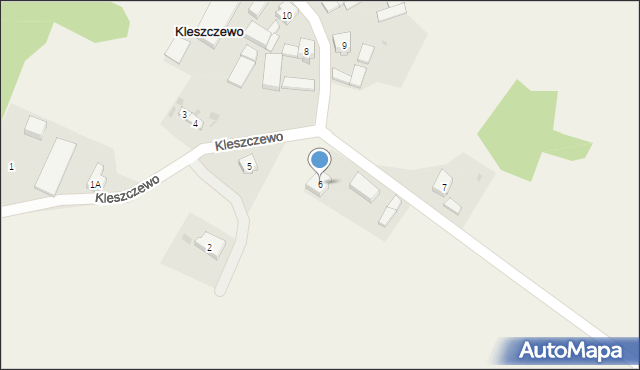 Kleszczewo, Kleszczewo, 6, mapa Kleszczewo