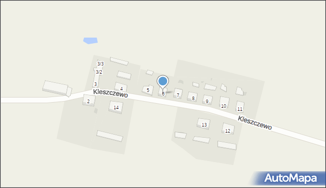 Kleszczewo, Kleszczewo, 6, mapa Kleszczewo