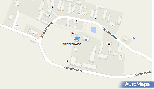 Kleszczowice, Kleszczowice, 15, mapa Kleszczowice