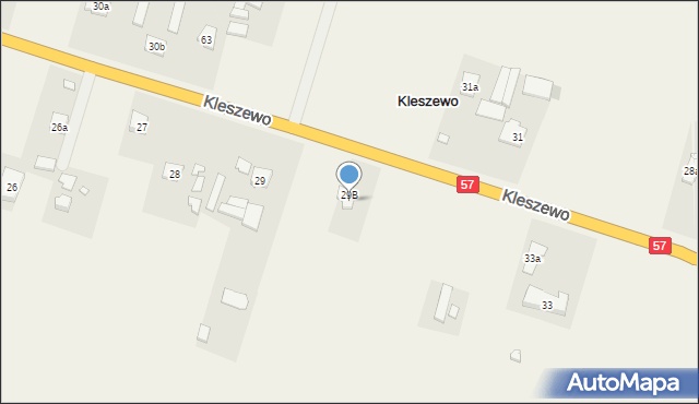 Kleszewo, Kleszewo, 29a, mapa Kleszewo