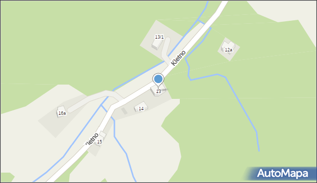 Kletno, Kletno, 13, mapa Kletno