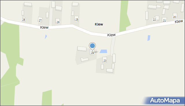 Klew, Klew, 24, mapa Klew