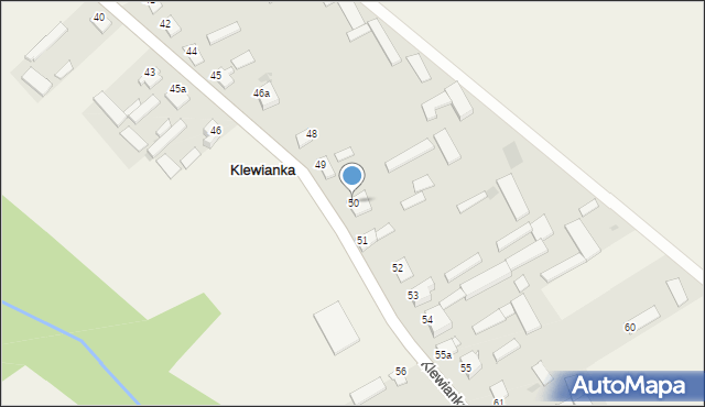 Klewianka, Klewianka, 50, mapa Klewianka