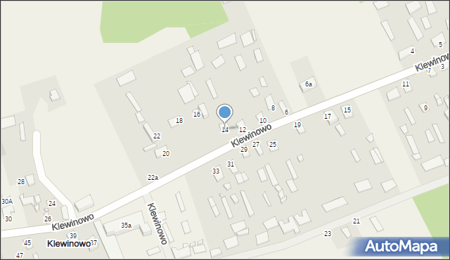 Klewinowo, Klewinowo, 14, mapa Klewinowo
