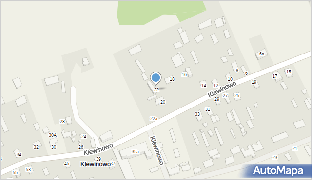 Klewinowo, Klewinowo, 22, mapa Klewinowo