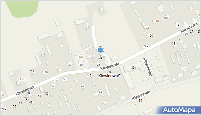 Klewinowo, Klewinowo, 24, mapa Klewinowo