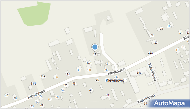 Klewinowo, Klewinowo, 28, mapa Klewinowo