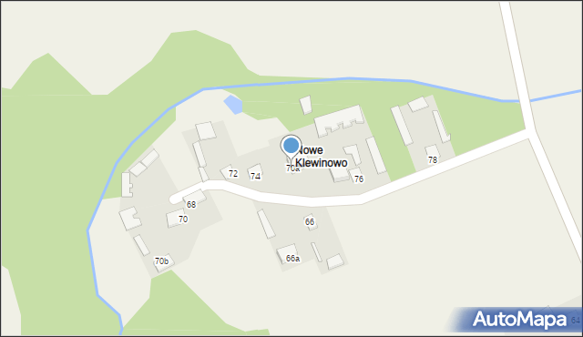 Klewinowo, Klewinowo, 70a, mapa Klewinowo