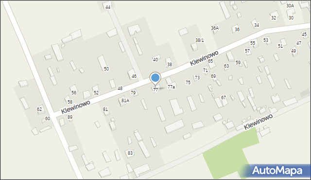 Klewinowo, Klewinowo, 77, mapa Klewinowo