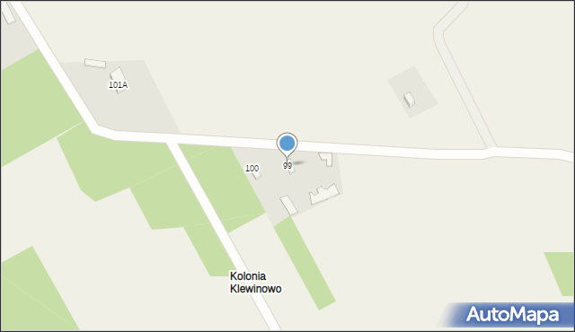 Klewinowo, Klewinowo, 99, mapa Klewinowo