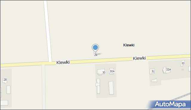 Klewki, Klewki, 29, mapa Klewki