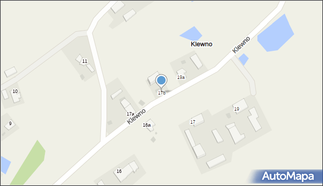 Klewno, Klewno, 17b, mapa Klewno