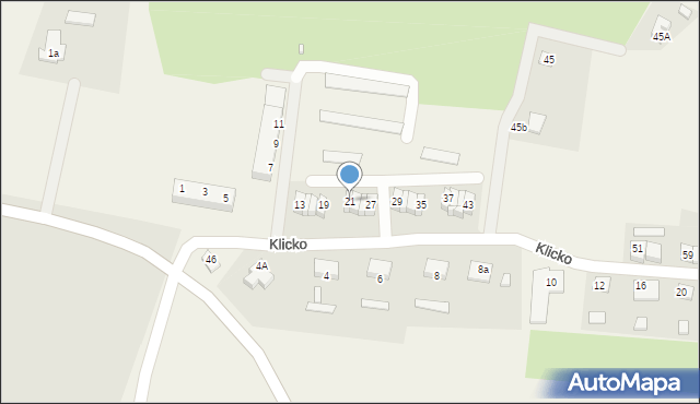 Klicko, Klicko, 21, mapa Klicko