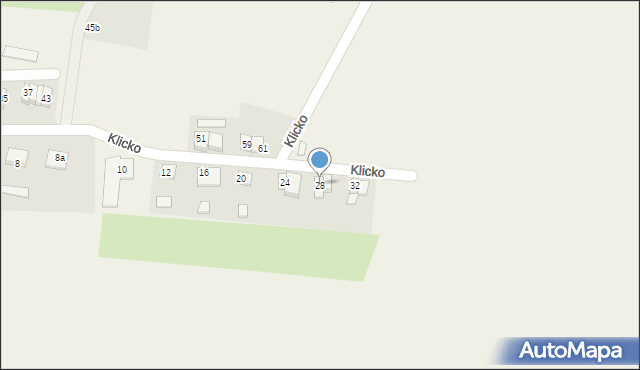 Klicko, Klicko, 28, mapa Klicko