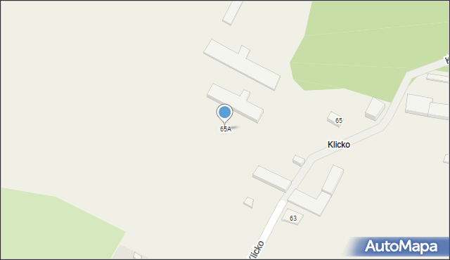 Klicko, Klicko, 65A, mapa Klicko