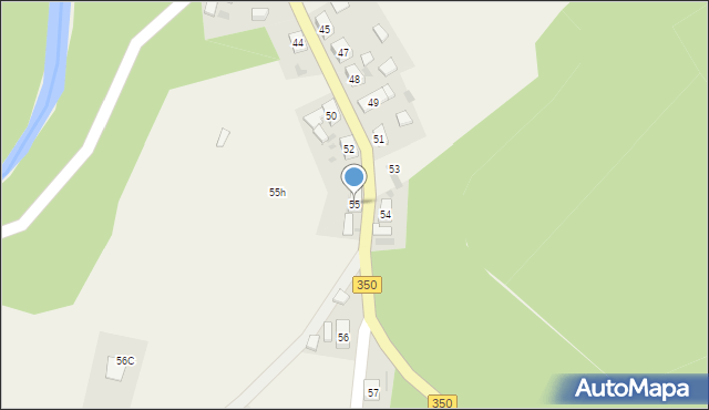 Kliczków, Kliczków, 55, mapa Kliczków