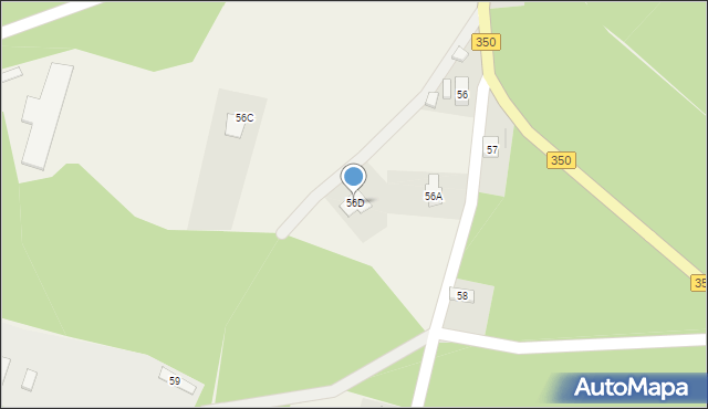 Kliczków, Kliczków, 56D, mapa Kliczków