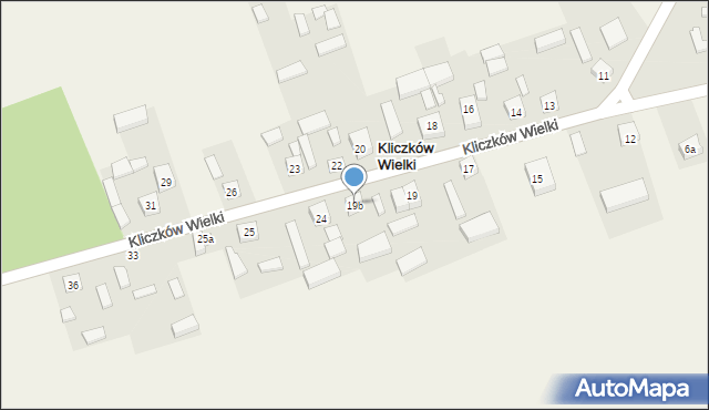 Kliczków Wielki, Kliczków Wielki, 19b, mapa Kliczków Wielki