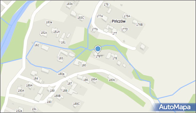 Klikuszowa, Klikuszowa, 179, mapa Klikuszowa