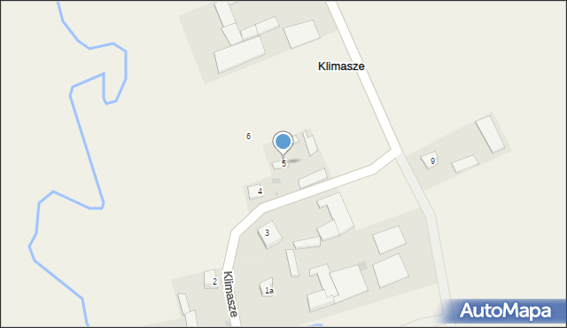 Klimasze, Klimasze, 5, mapa Klimasze