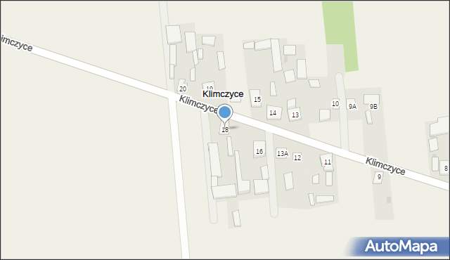 Klimczyce, Klimczyce, 18, mapa Klimczyce