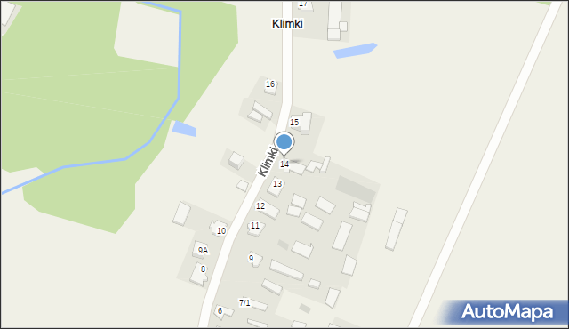 Klimki, Klimki, 14, mapa Klimki