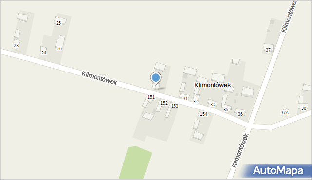 Klimontówek, Klimontówek, 27, mapa Klimontówek