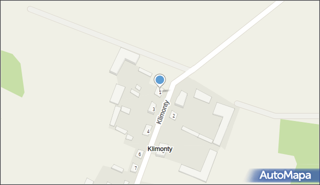 Klimonty, Klimonty, 1, mapa Klimonty