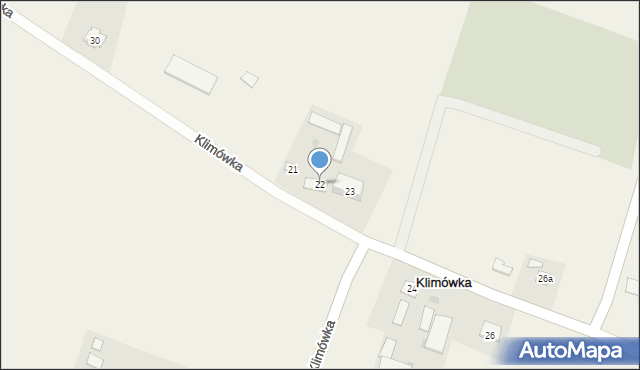 Klimówka, Klimówka, 22, mapa Klimówka